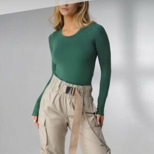 Vitality Balance Athletica Lena Thong Bodysuit Jade Green XXXXL EUC